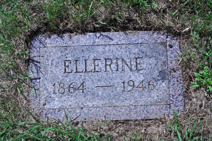 Ellerine Isakson Grave Marker - Photo by Tony Hanson