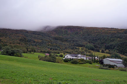 The Mehus farm near Nesna, Norway. Photo by Tony Hanson